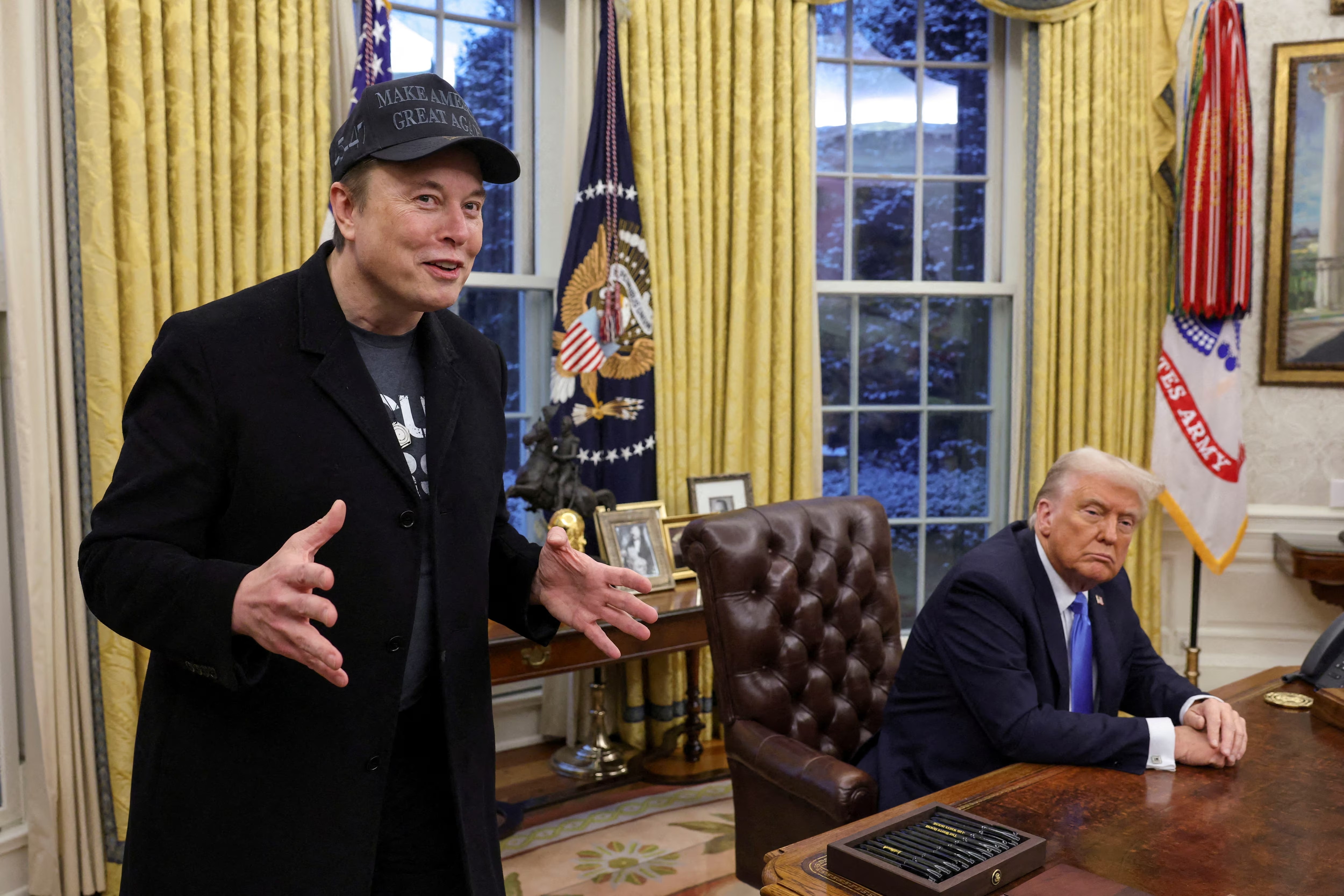 Ong Trump va ty phu Musk tan duong nhau khong tiec loi hinh anh