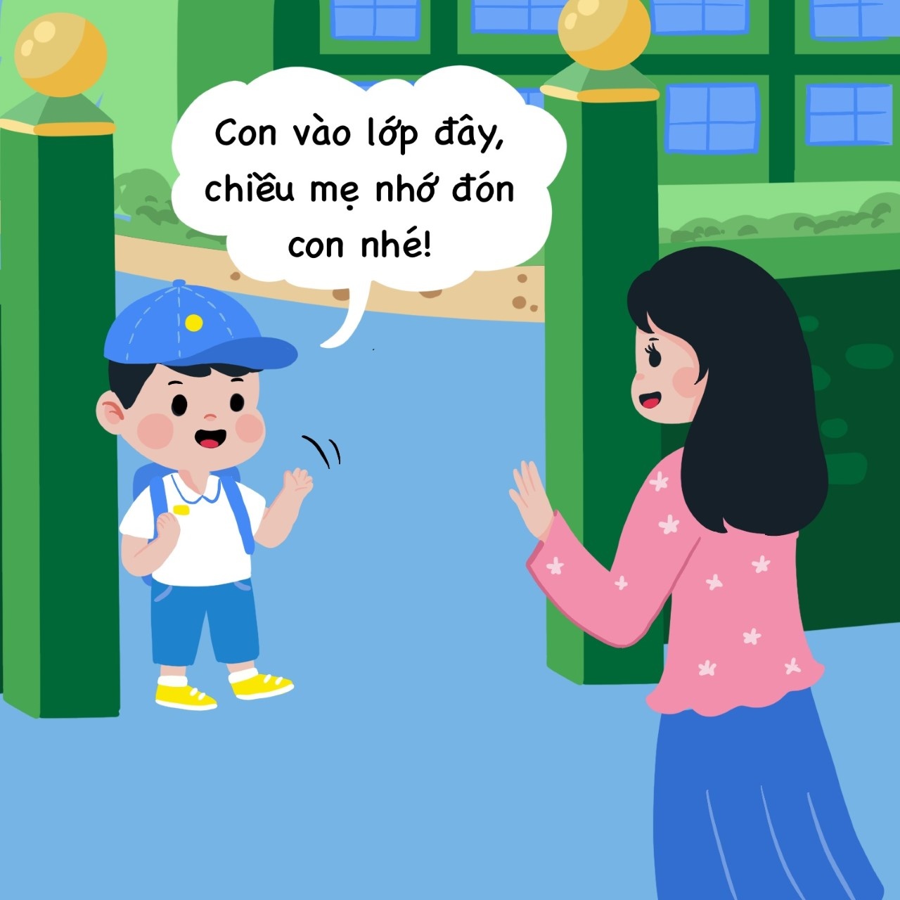 đến trường thời Covid-19 ảnh 1 den truong thoi Covid-19 anh 1