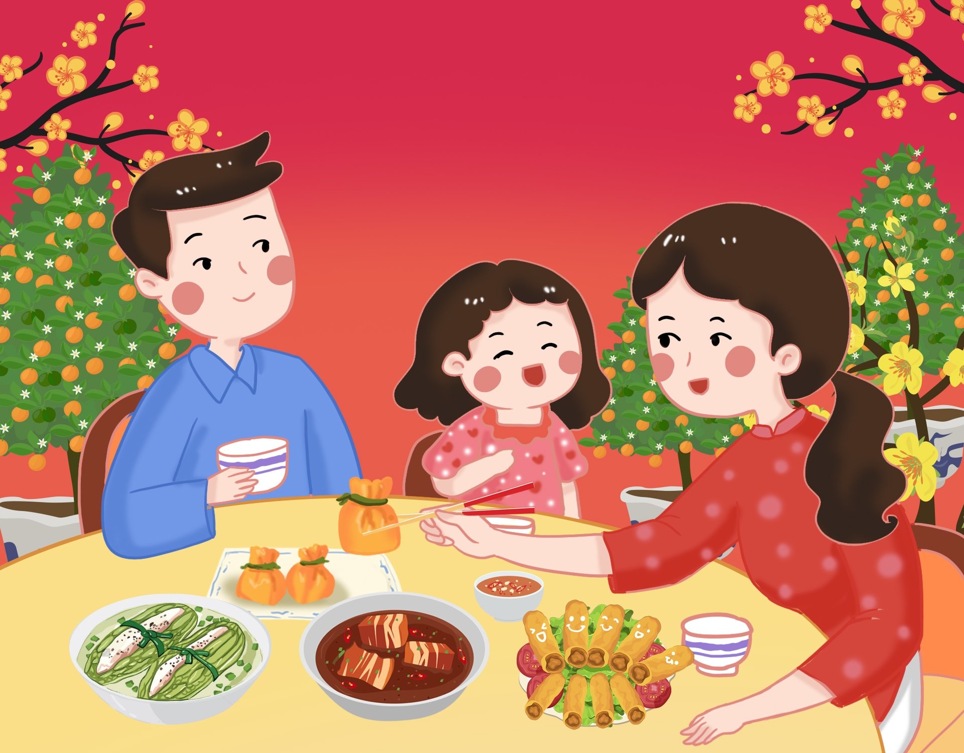 Dieu gi se xay ra khi nhung ‘diep vu nhi’ dot kich can bep Tet? hinh anh