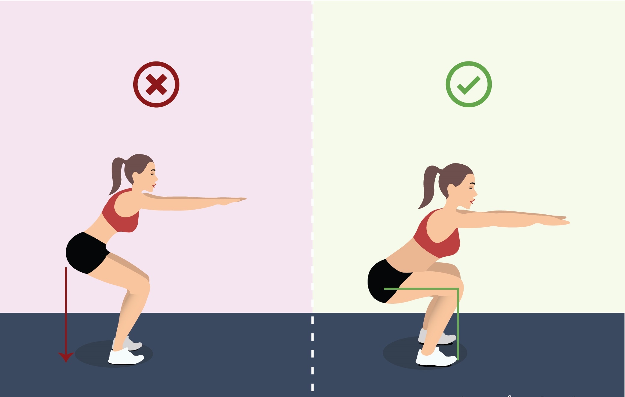 Cac loi sai khi tap squat anh 3