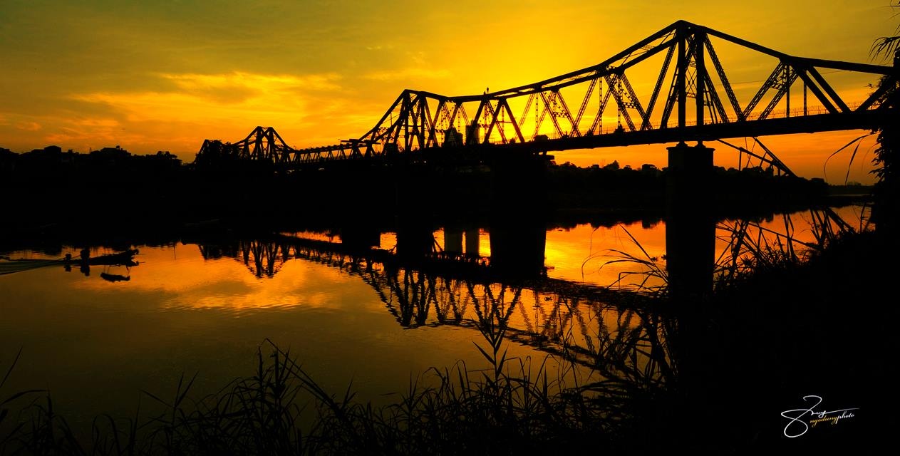 Vẻ đẹp bình dị của cầu Long Biên ảnh 3 Ve dep binh di cua cau Long Bien anh 3