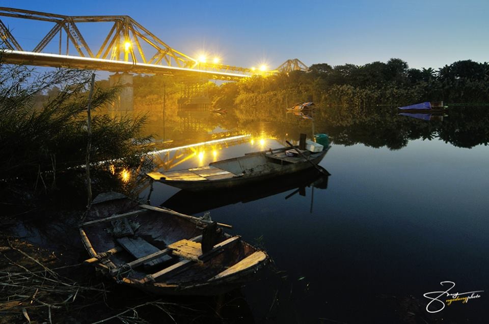 Vẻ đẹp bình dị của cầu Long Biên ảnh 6 Ve dep binh di cua cau Long Bien anh 6