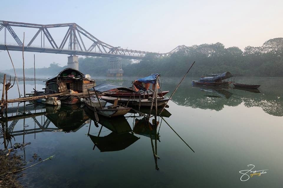 Vẻ đẹp bình dị của cầu Long Biên ảnh 13 Ve dep binh di cua cau Long Bien anh 13