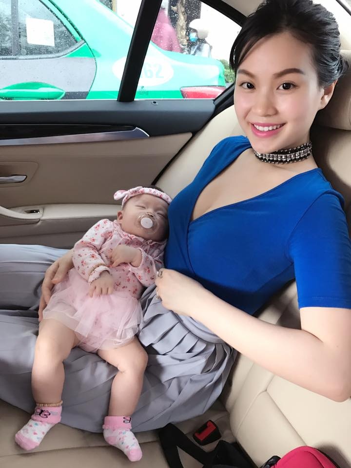 A hau Diem Trang sau sinh anh 3