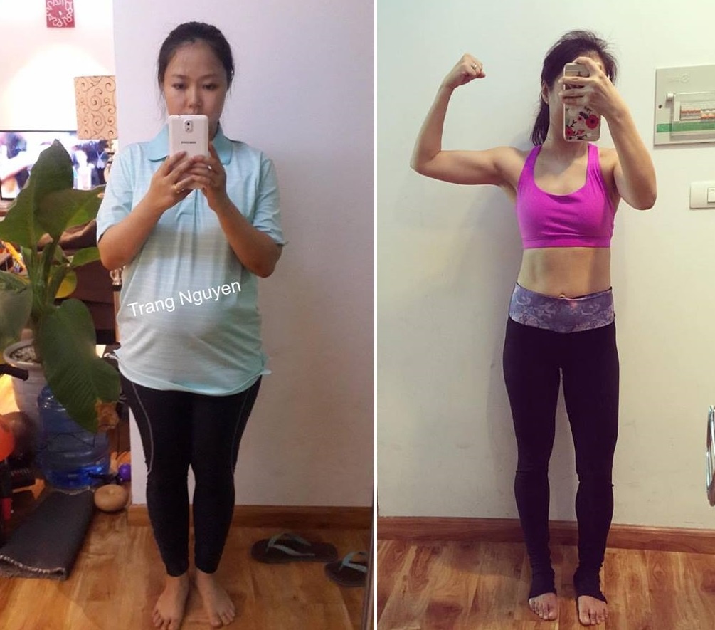 Giam can sau sinh anh 1