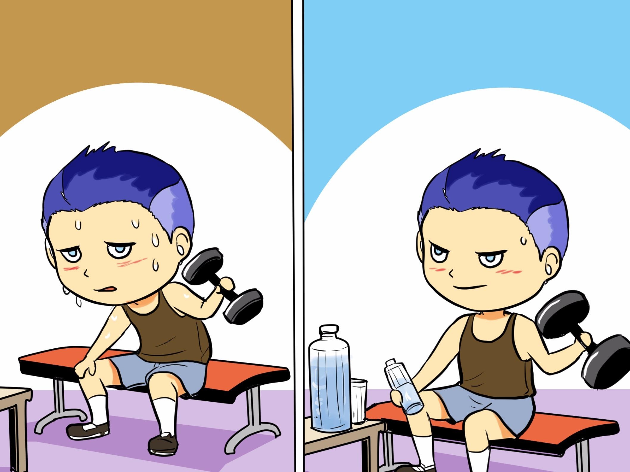 Hi hoa: Tap the duc the nao khi nang nong? hinh anh