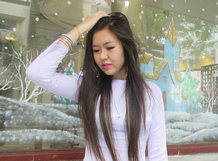 Nu sinh Hoc vien Hang khong lot xac sau khi giam 20 kg hinh anh