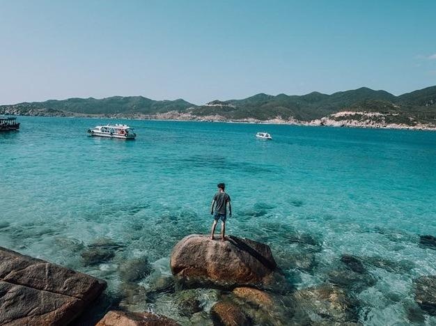 Trai nghiem ve dep thanh binh tren dao Binh Hung hinh anh