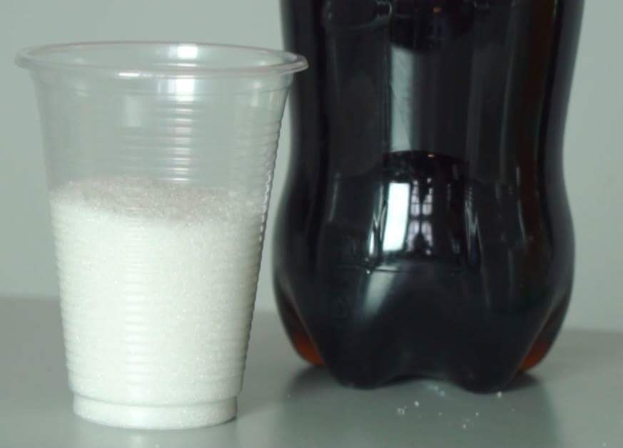 Mot chai nuoc ngot co ga chua bao nhieu duong? hinh anh