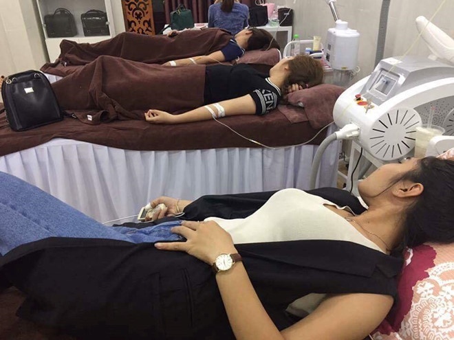 Tiêm, truyền trắng da ảnh 2 Tiem, truyen trang da anh 2