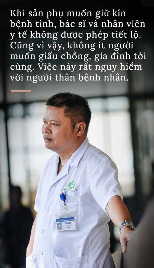 Bac si do de cho san phu HIV anh 7