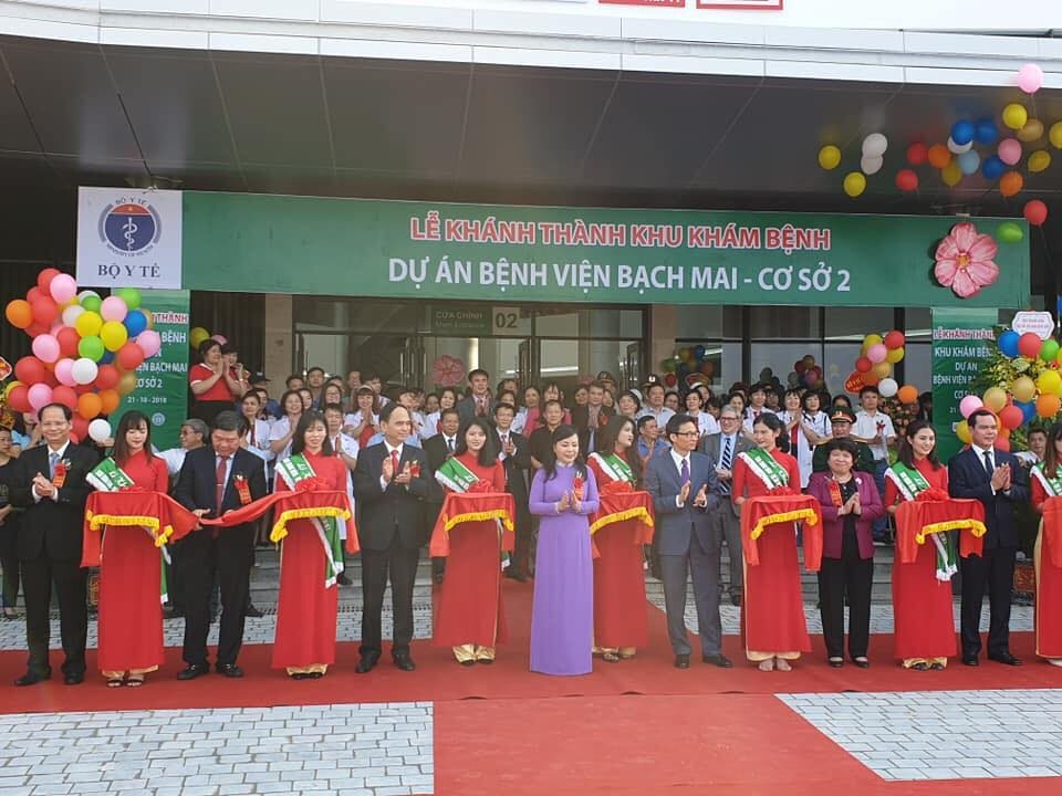Khánh thành Khu khám bệnh Bệnh viện Bạch Mai ảnh 1 Khanh thanh Khu kham benh Benh vien Bach Mai anh 1