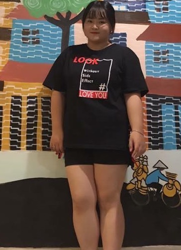 cô gái giảm 33 kg ảnh 1 co gai giam 33 kg anh 1