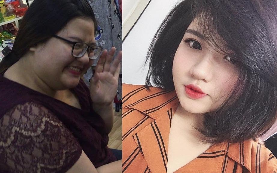 Co gai 107 kg lot xac sau hon nua nam giam can hinh anh