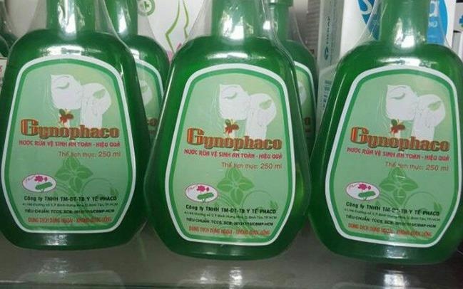 Thu hoi dung dich ve sinh phu nu khong dat chat luong hinh anh