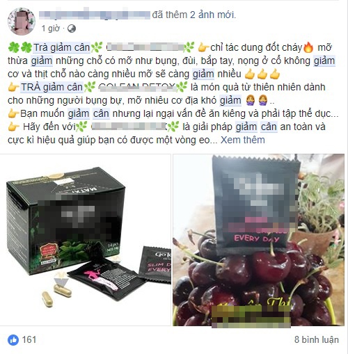 Trà giảm cân chứa chất cấm ảnh 1 Tra giam can chua chat cam anh 1