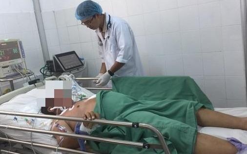 Benh nhan suyt mat mang vi tu nga khi di xe may hinh anh