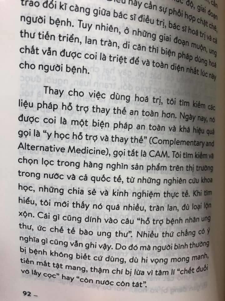sách ung thư phản khoa học ảnh 1 sach ung thu phan khoa hoc anh 1