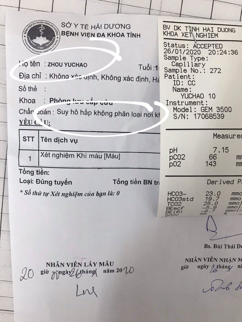 nghi nhiễm virus corona nhập viện ở Hải Dương ảnh 1 nghi nhiem virus corona nhap vien o Hai Duong anh 1