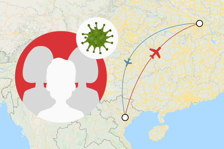 3 nguoi Viet nhiem corona da di nhieu noi, gap nhieu nguoi hinh anh