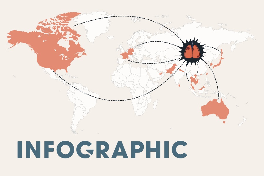 Virus corona lan ra 20 nuoc va vung lanh tho hinh anh