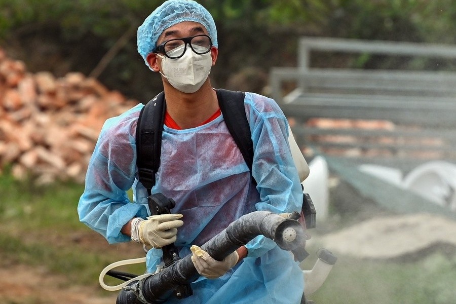 18 ngay chong dich Covid-19 o Son Loi hinh anh