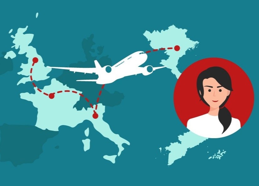 Hanh trinh di chuyen cua nguoi phu nu o Ha Noi nhiem virus corona hinh anh