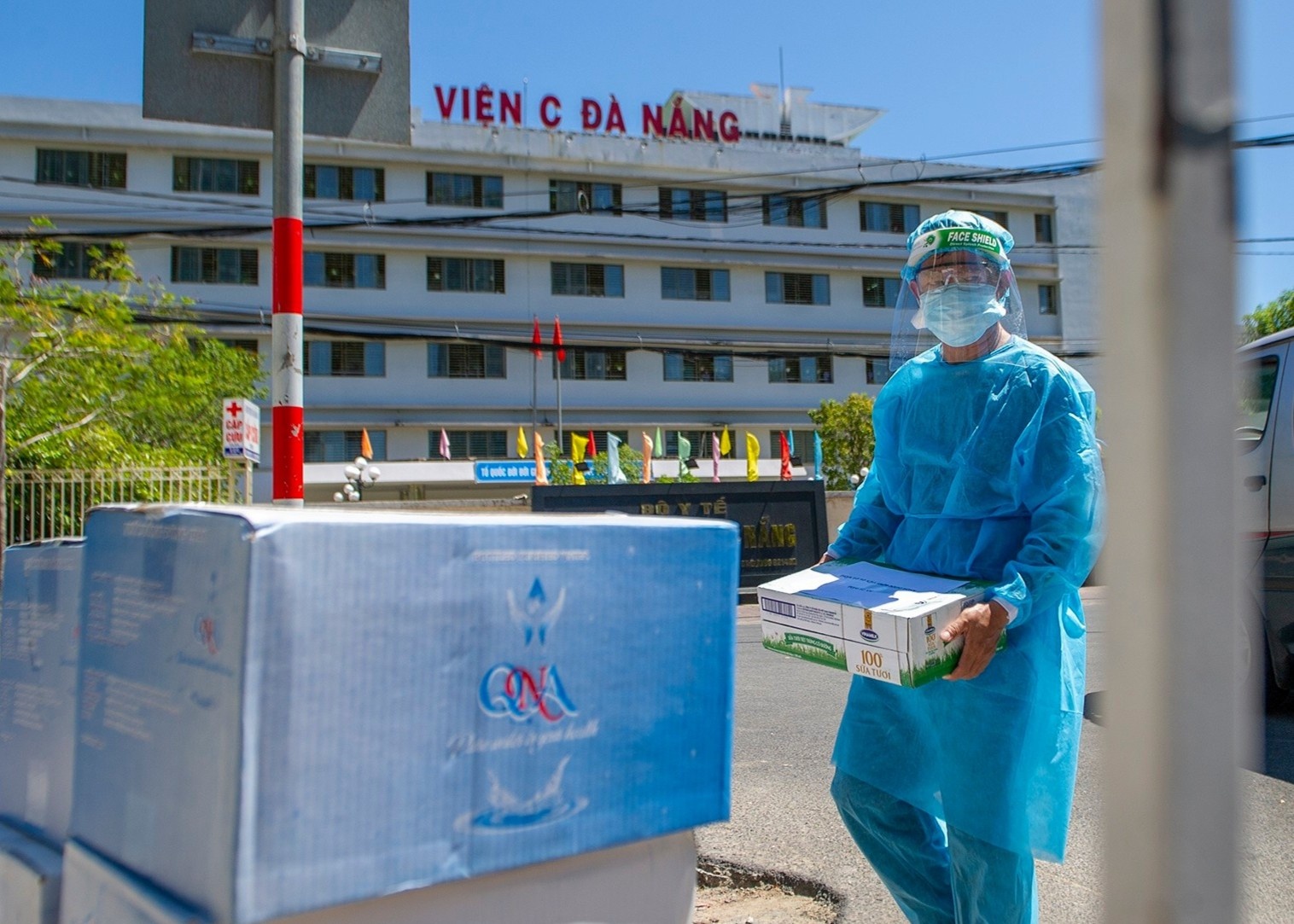 Benh vien C Da Nang mo cua tro lai hinh anh