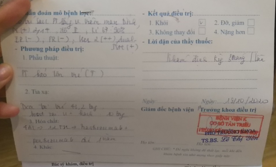 Nu sinh Ngoai thuong khoi benh ung thu anh 2