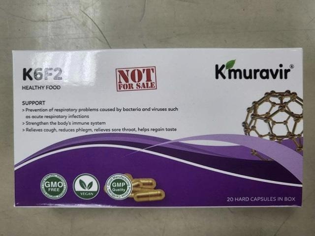 Canh bao san pham K6F2 Kmuravir chua hau Covid-19 hinh anh