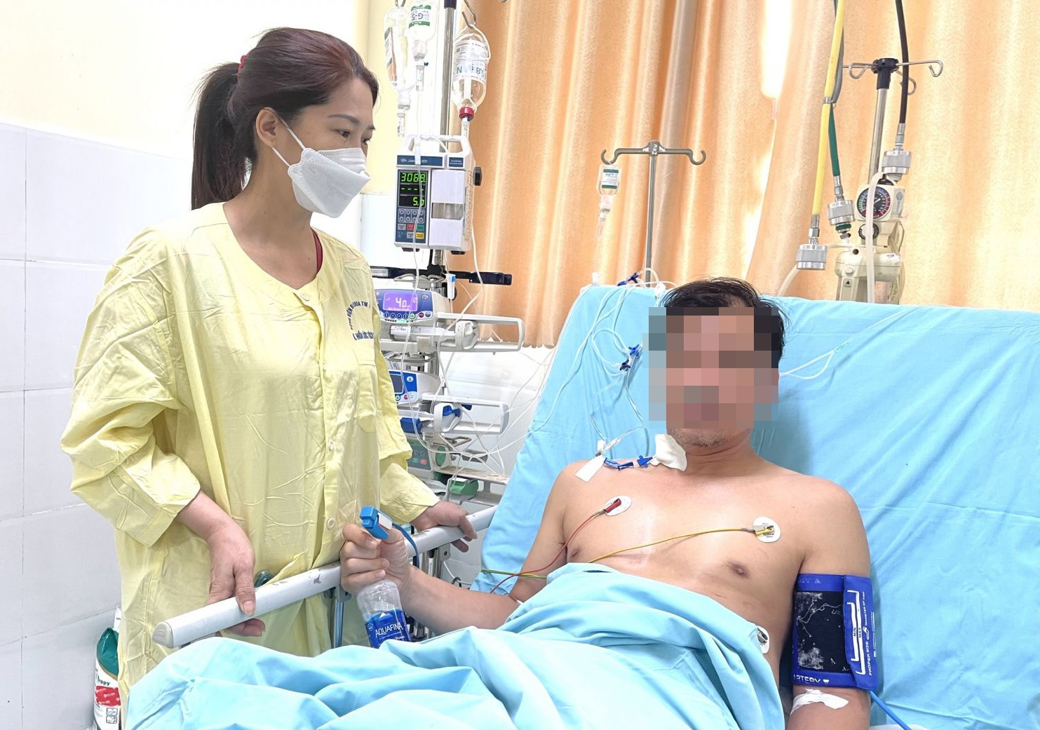 Tu y bo thuoc, nguoi dan ong suyt mat mang vi nhoi mau co tim hinh anh