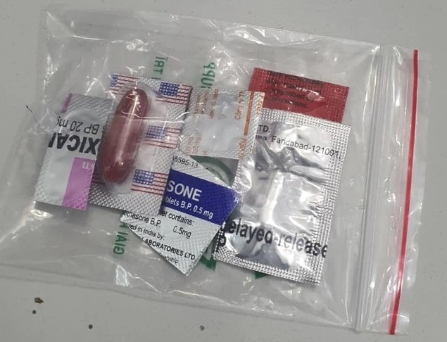 Soc phan ve nang sau khi tu mua thuoc ho uong hinh anh