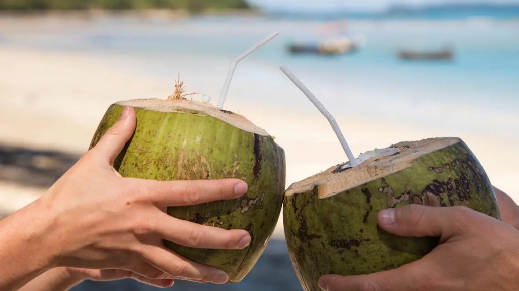 cach uong nuoc dua anh 2