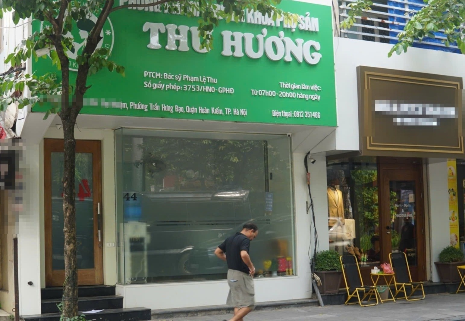 Hang loat phong kham quanh Benh vien Phu san TU bat ngo dong cua hinh anh