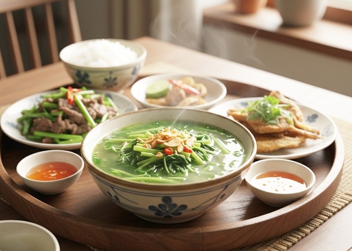 Nuoc canh rau co the thay nuoc loc? hinh anh