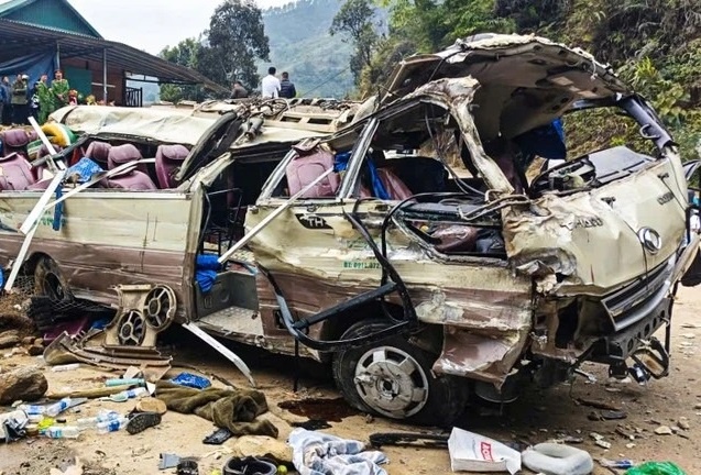 Vu lat xe tham khoc o Lao Cai: Tinh hinh cac nan nhan hien tai hinh anh