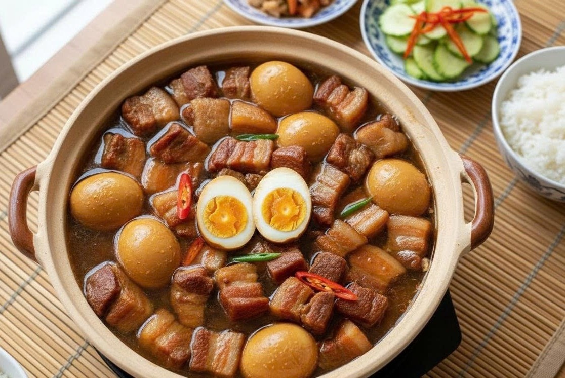 Ho bien thit heo thanh bo, nguy co ngay tu mam com nguoi Viet hinh anh