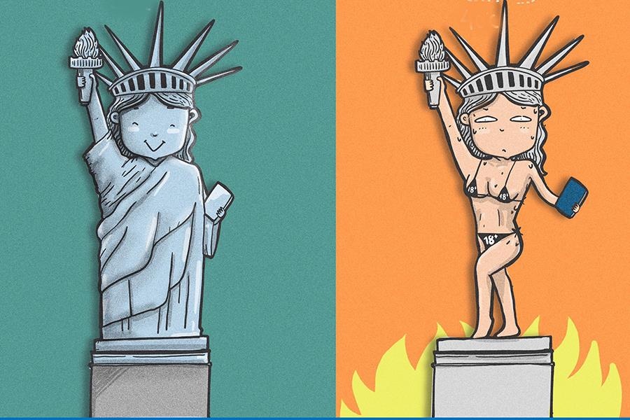 Anh che 'thay loi muon noi' cho mua nang nong o Sai Gon hinh anh