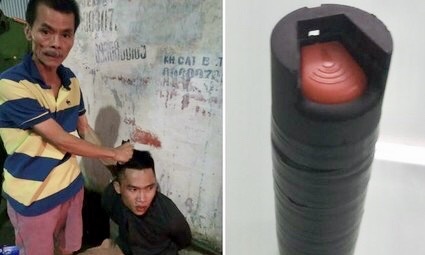 Ten cuop xit hoi cay chong tra hiep si khi bi truy duoi hinh anh