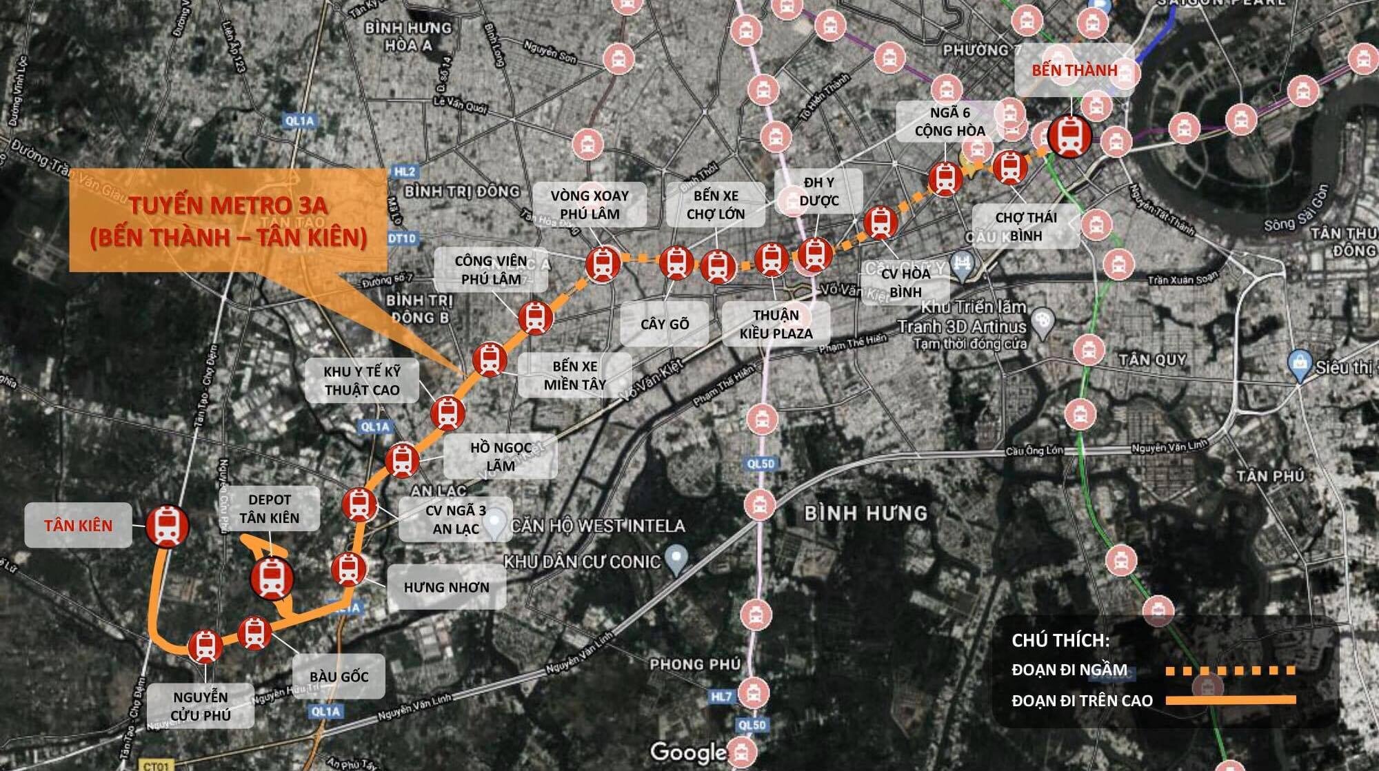 TP.HCM de xuat dau tu metro Ben Thanh - Tan Kien 68.000 ty hinh anh