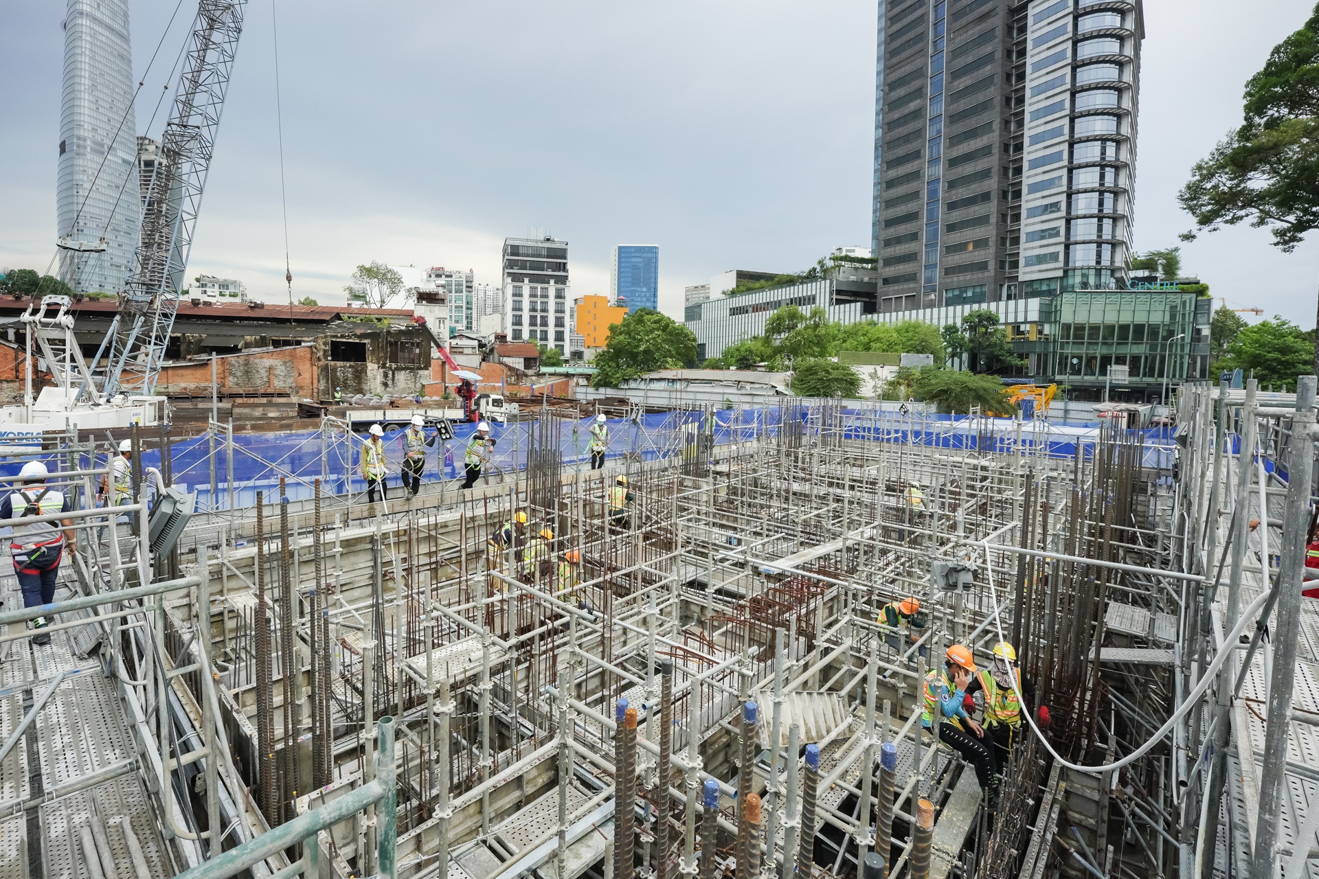 Toan canh ga ngam Ba Son cua metro Ben Thanh - Suoi Tien hinh anh