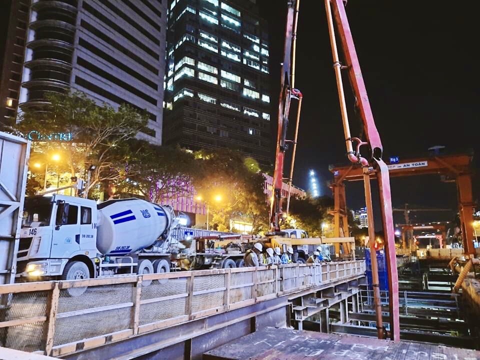 San day ga Ben Thanh metro so 1 sap hoan thien hinh anh