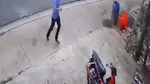 Xe may bi trom trong 10 giay hinh anh