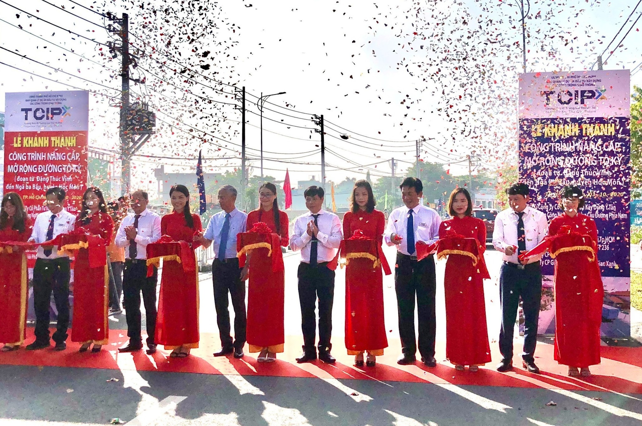 Hoan thanh mo rong truc duong lien quan o TP.HCM hinh anh