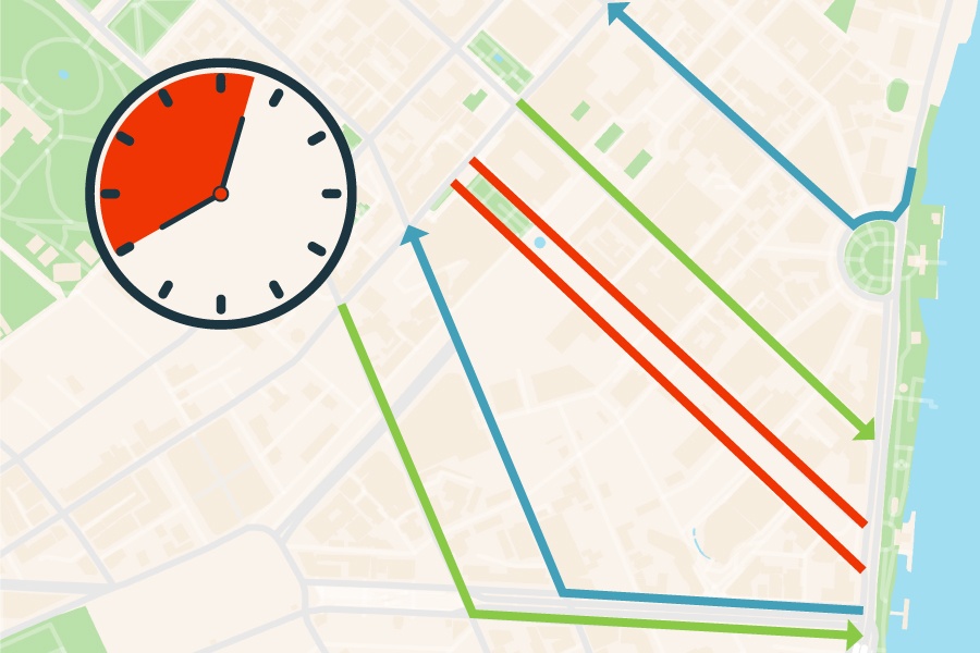 Hai huong di khi duong Nguyen Hue bi cam xe hinh anh