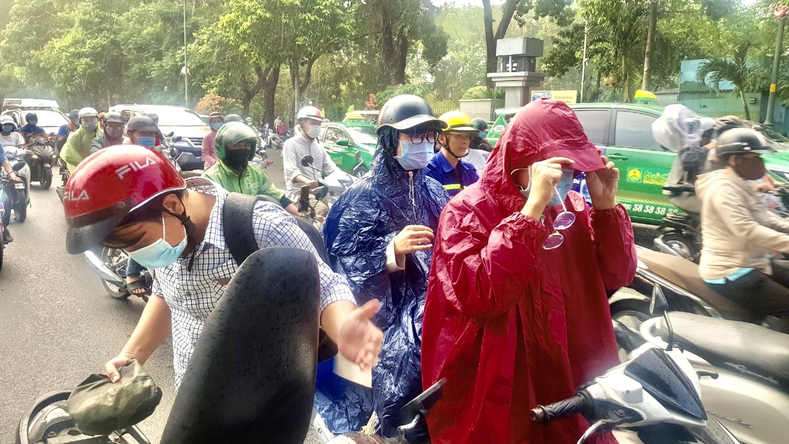 TP.HCM bat ngo co mua rao hinh anh