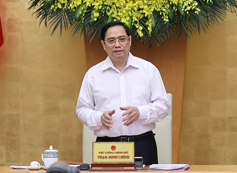 Thu tuong Pham Minh Chinh chu tri cuoc hop Chinh phu thuong ky thang 6 hinh anh