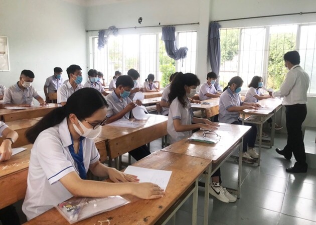 tam soat Covid-19 cho ky thi tot nghiep THPT o Vung Tau anh 1