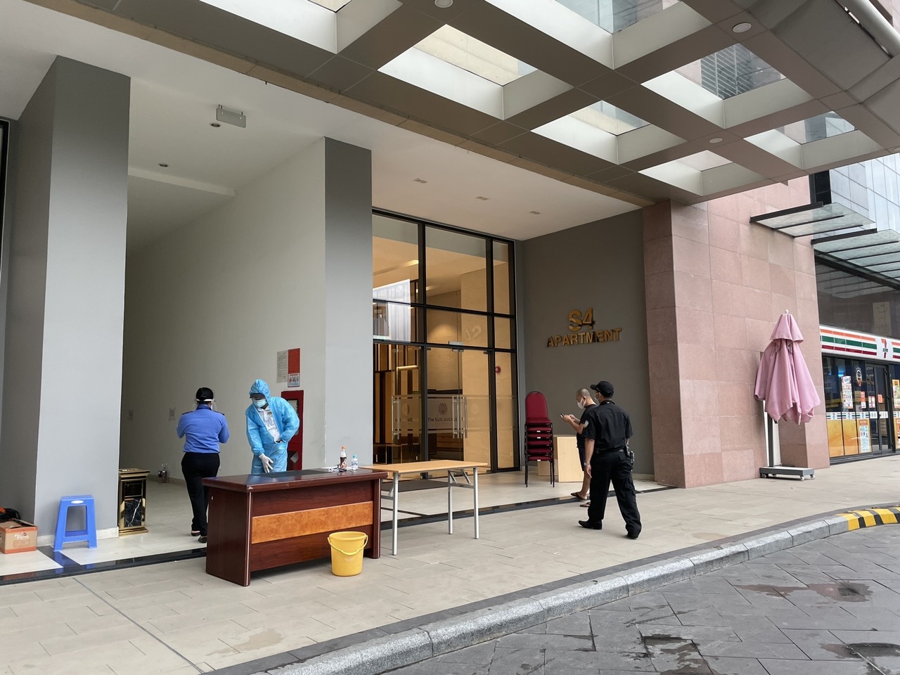 cach ly tang 29 chung cu The Sun Avenue anh 1