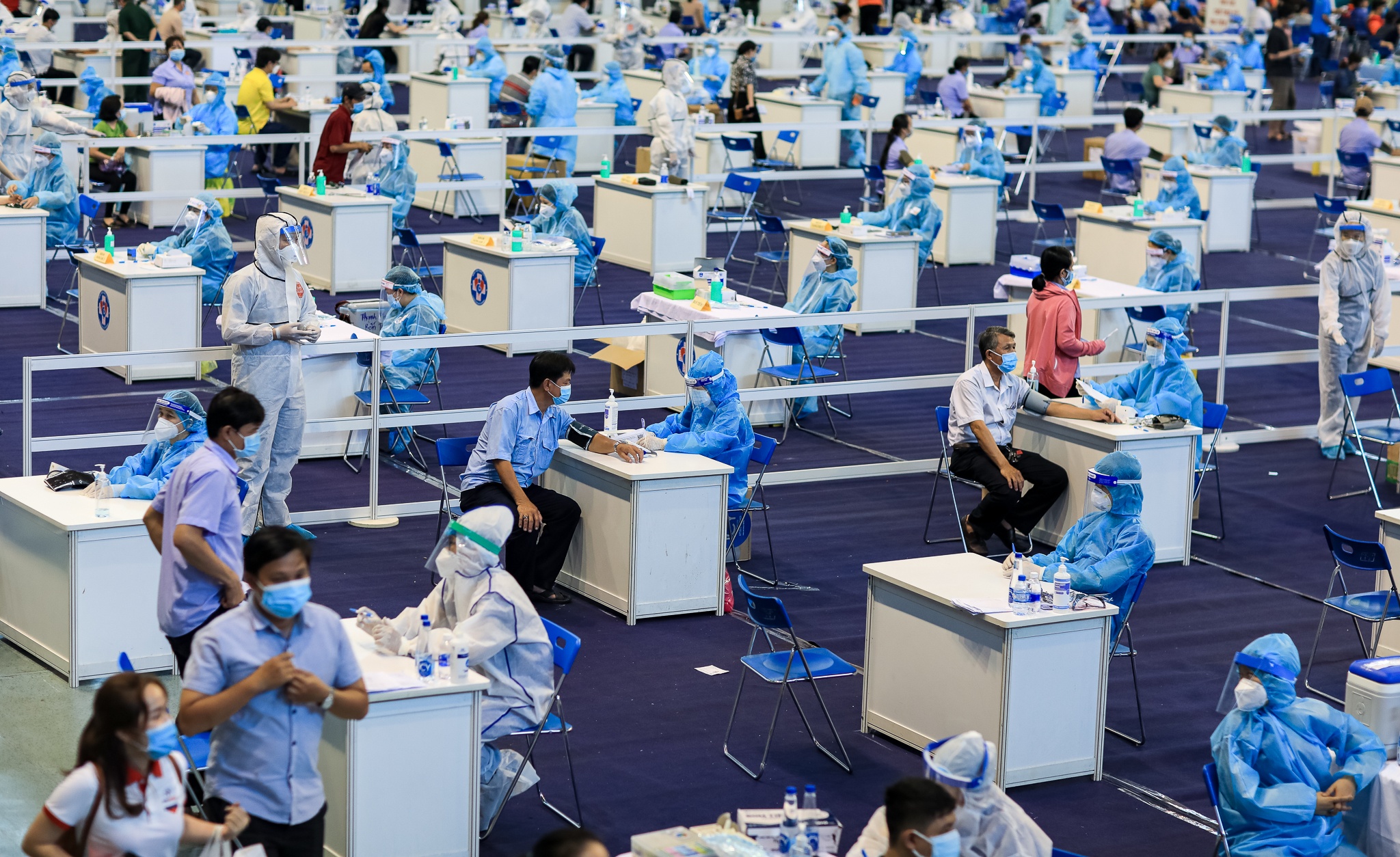 khong de lay nhiem nCoV o diem tiem chung anh 1